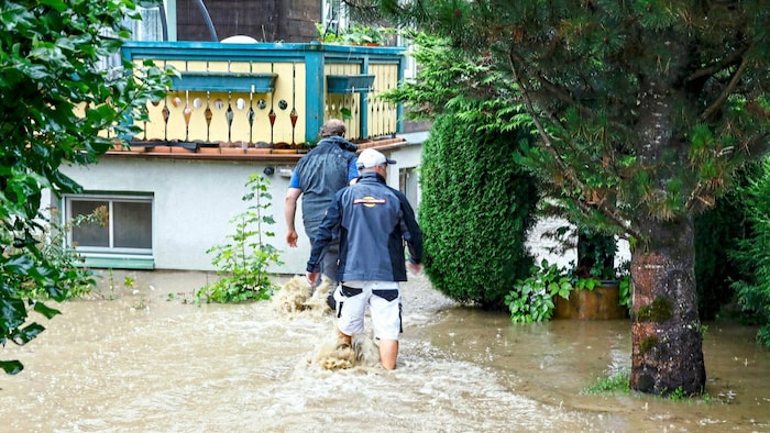 Bad Hofgastein steht unter Wasser
