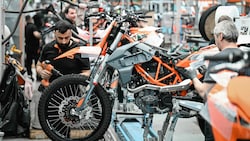 190.293 Motorräder - hier die Produktion in Mattighofen - konnte die Pierer Mobility AG im ersten Halbjahr 2023 absetzen. (Bild: Markus Wenzel)