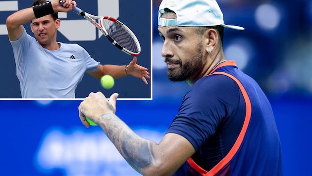 Nick Kyrgios ist nach dem Spruch gegen Dominic Thiem entsetzt. (Bild: GEPA pictures)