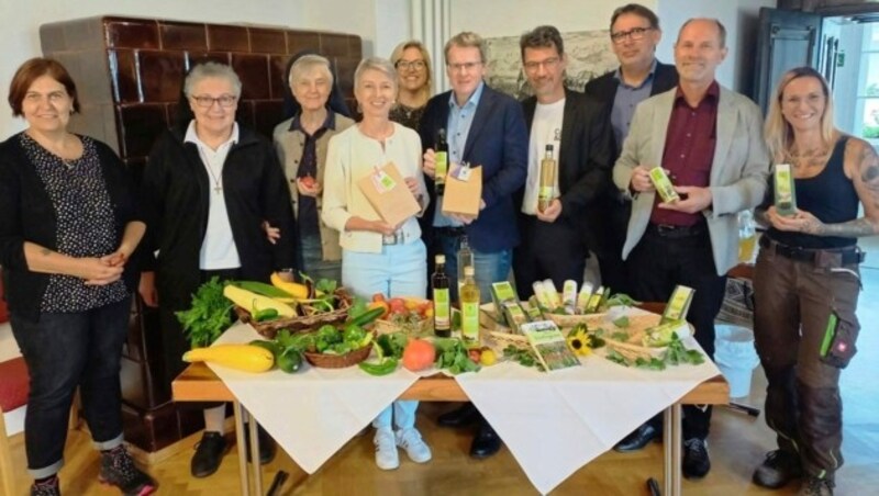 Aus dem Garten des Kloster Wernberg werden hochwertige Bio-Produkte angeboten. (Bild: Gernot Kurz)