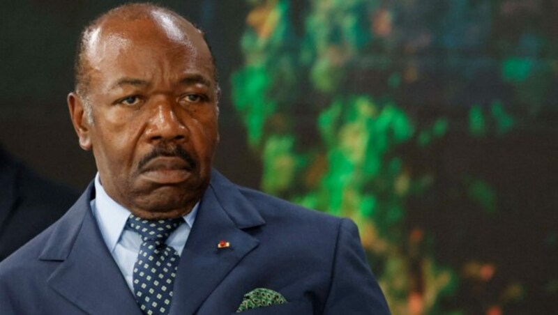 Der gestürzte Präsident Ali Bongo (Bild: APA/AFP/LUDOVIC MARIN)