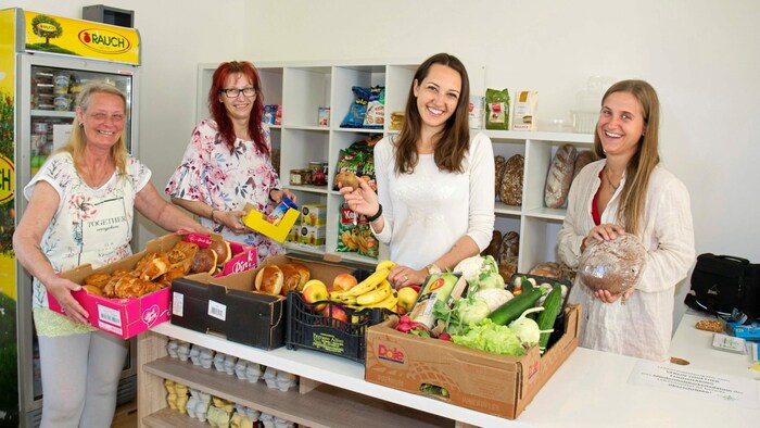 So wird Kleidung und Essen gerettet - hier am Standort St. Veit