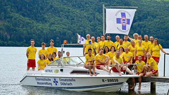 Das Team der Wasserrettung