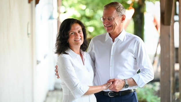 Bettina Stelzer feierte heuer mit ihrem Mann Thomas das 25-Jahr-Jubiläum. (Bild: Markus Wenzel)