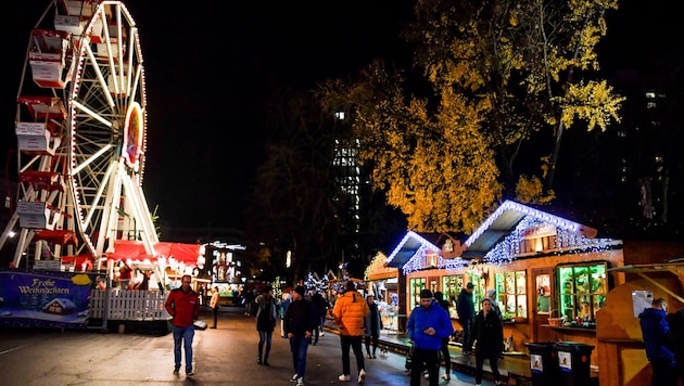 Der Weihnachtsmarkt im Linzer Volksgarten wird heuer noch attraktiver für die Besucher. (Bild: © Harald Dostal / 2022)