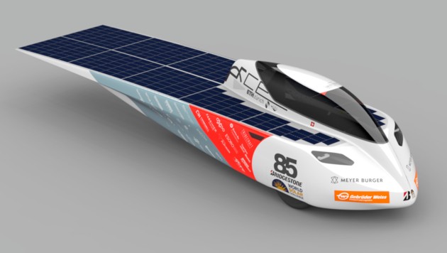 Das internationale Logistikunternehmen Gebrüder Weiss übernimmt für das aCentauri Solar Racing Team der Eidgenössischen Technischen Hochschule Zürich (ETH) den Transport eines innovativen Solarautos nach Australien (Bild: Gebrüder Weiss)