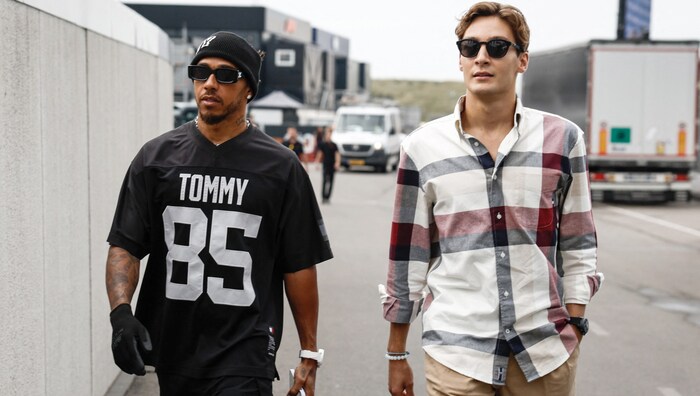 Mercedes setzt weiter auf Lewis Hamilton (li.) und George Russell.