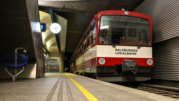 Die geplante Messebahn könnte bei Hagenau in die Trasse der Lokalbahn einbiegen. (Bild: Tröster Andreas)