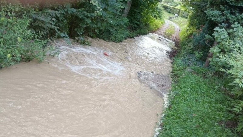 Die Wassermassen haben sich schnell ausgebreitet. (Bild: zvg)