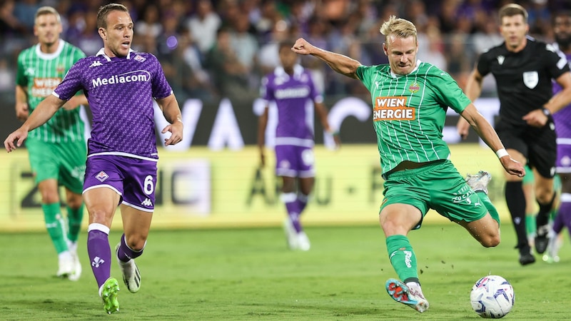 Im Vorjahr traf die Fiorentina auf Rapid. (Bild: GEPA)