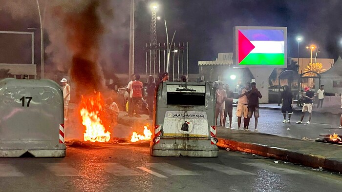 Proteste gegen die Außenministerin und die libysche Regierung in Tripolis