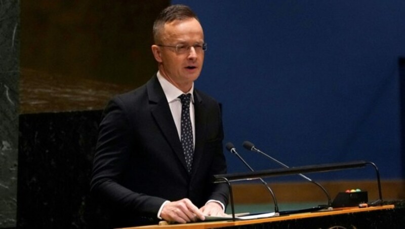 Ungarns Außenminister Péter Szijjarto (Bild: AFP)