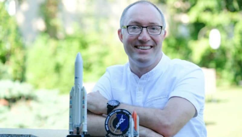 Astrophysiker Gernot Grömer aus St. Florian bei Linz ist Direktor des Österreichischen Weltraum Forums. (Bild: Horst Einöder/Flashpictures)