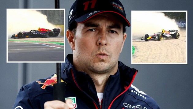 Sergio Pérez (Bild: AFP; twitter.com/Formula 1)