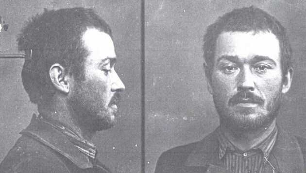 Das Fahndungsfoto der Gendarmerie von Phillip Eberl (Bild: Sammlung Johann Schratter)