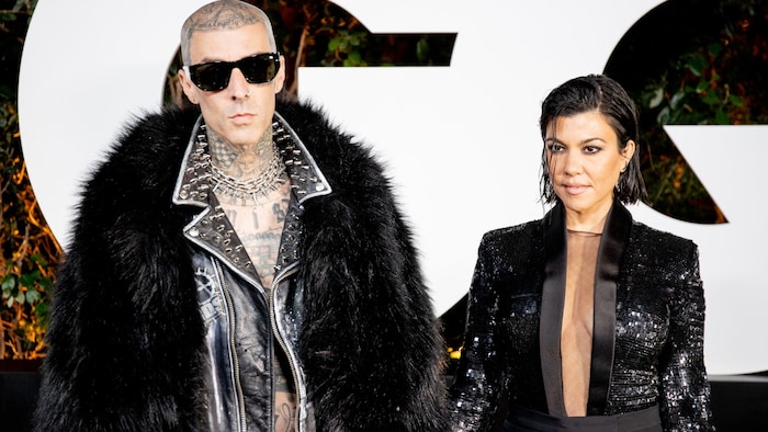 Kourtney Kardashian und ihr Mann Travis Barker