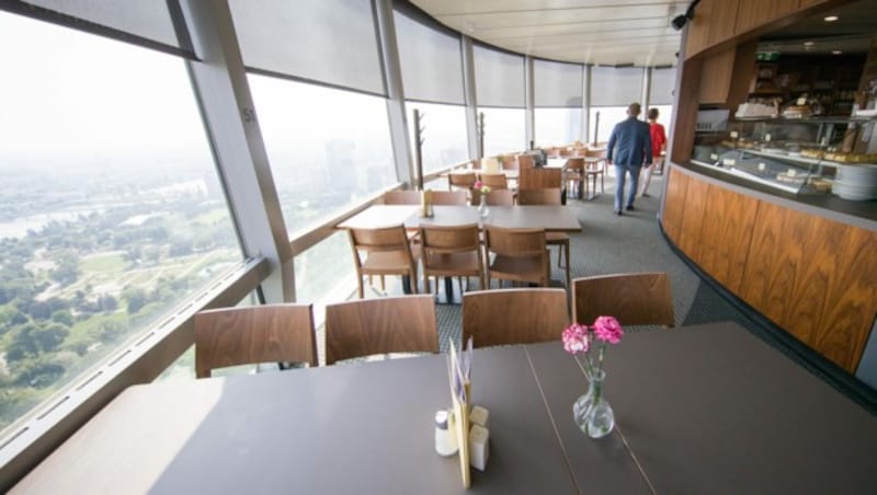 Bei einem starken Gewitter vor drei Wochen wurde das Getriebe des Cafés beschädigt. (Bild: APA/GEORG HOCHMUTH)