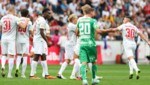 Salzburg jubelt über den Sieg gegen Rapid. (Bild: GEPA)