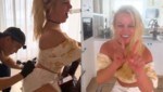 Wie gewohnt präsentierte sie ihre neue Körperkunst auf ihrem Instagram-Profil mit „Körperkunst“: Sie tanzte wild durchs Haus! (Bild: https://www.instagram.com/britneyspears/)
