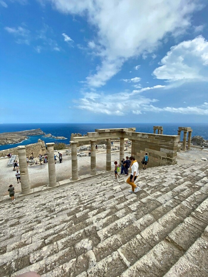 Den Aufstieg wert: die Akropolis von Lindos.