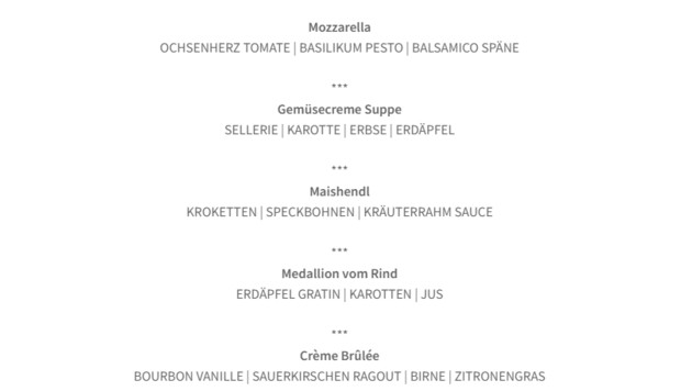Auch für die kleinen Gäste gibt es ein eigenes Menü. (Bild: Le petite chef)