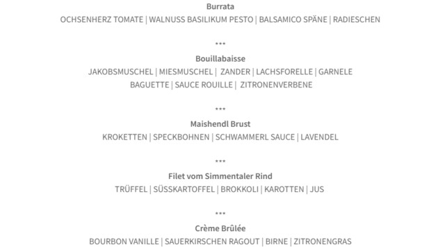 Das große Menü für den großen Hunger. (Bild: Le petit chef)