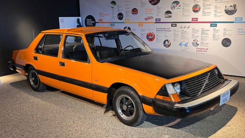 Das Volvo VESC (Volvo Experimental Safety Car) hatte viele zukunftsweisende Sicherheitstechniken an Bord. (Bild: Autodrom)