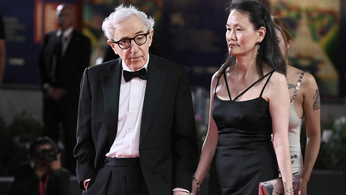 Woody Allen kam mit Ehefrau Soon-Yi Previn zur Premiere seines Films „Coup de chance“.