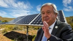 UNO-Generalsekretär António Guterres appellierte besonders an die G20-Staaten. (Bild: stock.adobe.com, AP, Krone KREATIV)