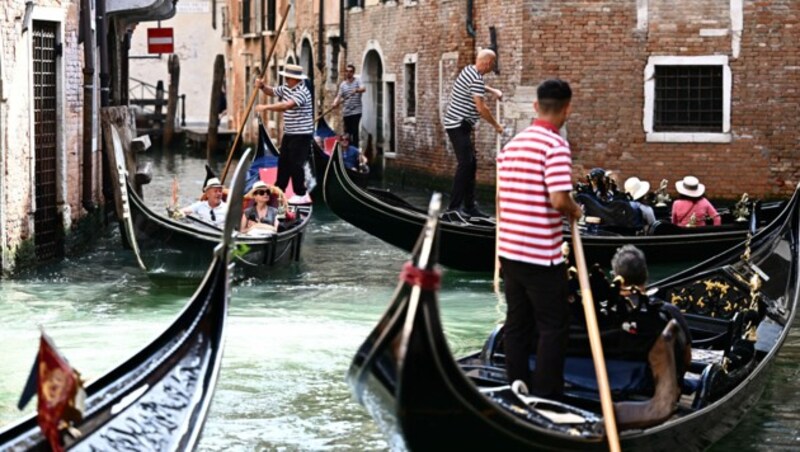 An bestimmten Tagen tummeln sich über 100.000 Touristen in der Lagunenstadt. (Bild: AFP)