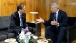von links: Israels Präsident Jitzchak Herzog und Österreichs Bundeskanzler Karl Nehammer (Bild: Bundeskanzleramt)