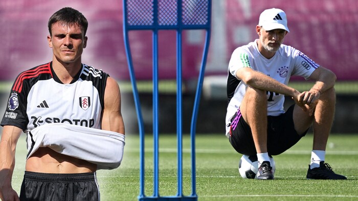Thomas Tuchels (r.) Wunschspieler Palhinha (l.) bleibt in London.