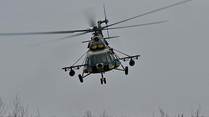 Die ukrainische Luftwaffe verfügt nunmehr über einen Mi-8-Hubschrauber aus russischen Beständen ...