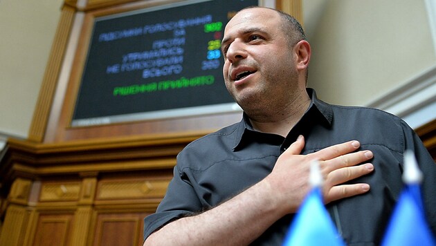 Rustem Umerow ist der neue ukrainische Verteidigungsminister. (Bild: APA/AFP/ANDRII NESTERENKO)