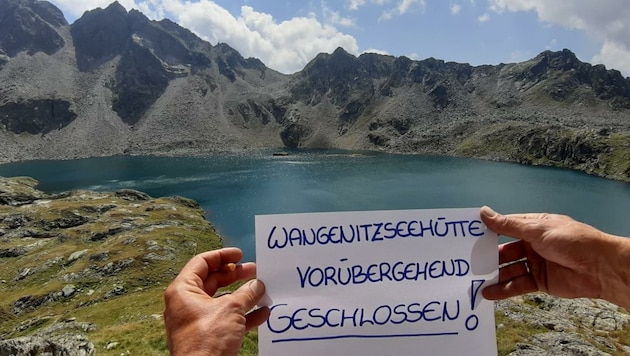 In der Wangenitzerseehütte können keine Tagesgäste bedient werden. (Bild: zVg)