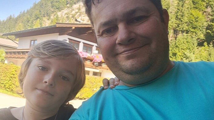 Daniel Kandler und Sohn Luca brachten den mysteriösen Ausreiser zurück in den 20. Bezirk.