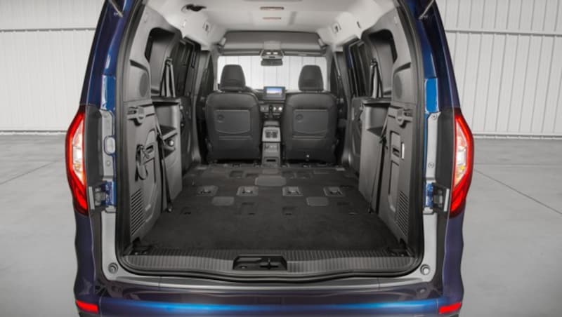 In dieser Konfiguration fasst der Renault Grand Kangoo bis zu 3750 Liter Ladung/Gepäck. (Bild: Renault)