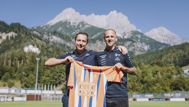 Federführend: Hannes Schützinger (li.) und Mike Pilko. (Bild: EXPA/Jürgen Feichtner)