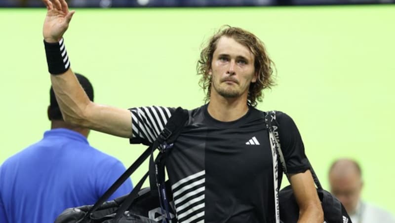 Alexander Zverev muss weiter auf seinen ersten Triumph bei einem Grand-Slam-Turnier warten. (Bild: APA/Getty Images via AFP/GETTY IMAGES/ELSA)