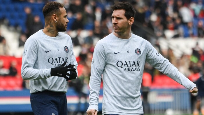 Damals Teamkollegen: Neymar (l.) und Lionel Messi.