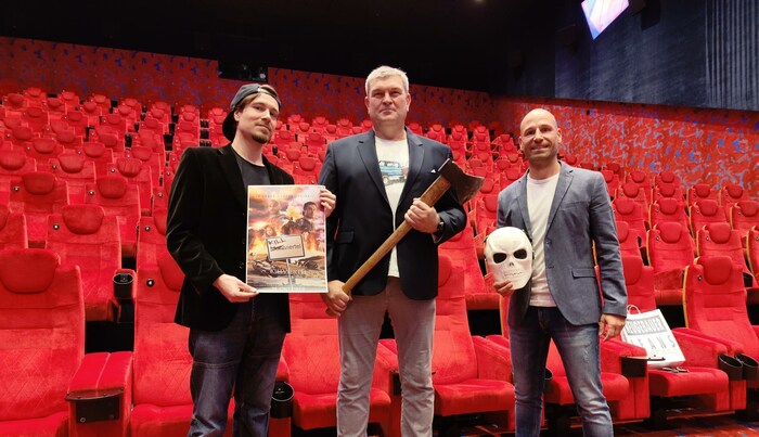 Auf Anhieb Filmprofis (von li.): Martin Pühringer, Bernd Kaser, Bernd Halmer.