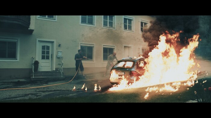 Actionreiche Filmszenen.