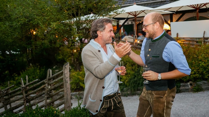 Die beiden Initiatoren Georg Klampfer und Christian Eibl.
