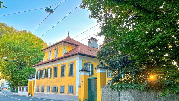 Der geplante Büroturm hätte Auswirkungen auf das Anwesen der „Hundsgräfin“. (Bild: Markus Tschepp)