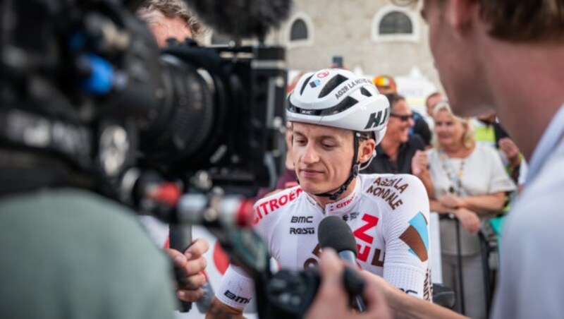 Felix Gall zog am Donnerstag die Blicke auf sich. (Bild: Cyclodome | Philipp Reiter @the.adventure.bakery)