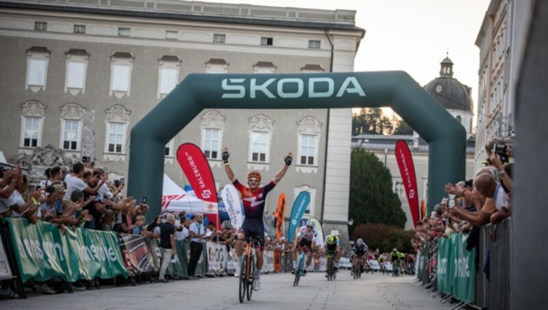 ...letztlich hatte der Wahl-Salzburger das bessere Ende für sich. (Bild: Cyclodome | Philipp Reiter @the.adventure.bakery)