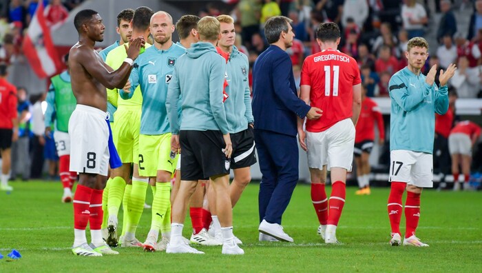 Nur David Alaba (li.) zeigte gegen Moldau eine starke Leistung.