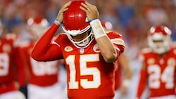 Enttäuschung bei Patrick Mahomes (Bild: APA/Getty Images via AFP/GETTY IMAGES/David Eulitt)