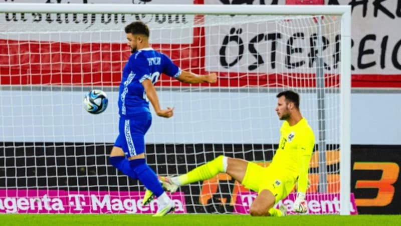 Der böse Patzer von Goalie Daniel Bachmann (Bild: urbantschitsch mario)