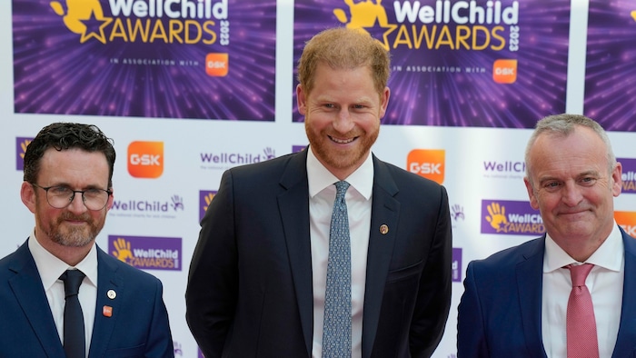 Prinz Harry besuchte am Donnerstag die WellChild Awards in London und erinnerte in seiner Rede ...